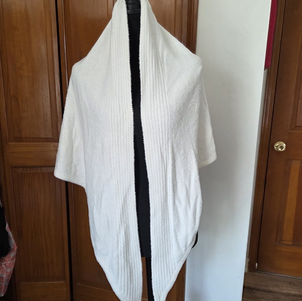 Barefoot Dreams Cream Cozychic Lite Shawl